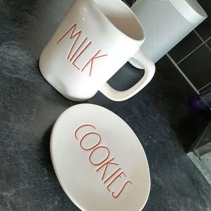Rae Dunn cer. MILK + COOKIES